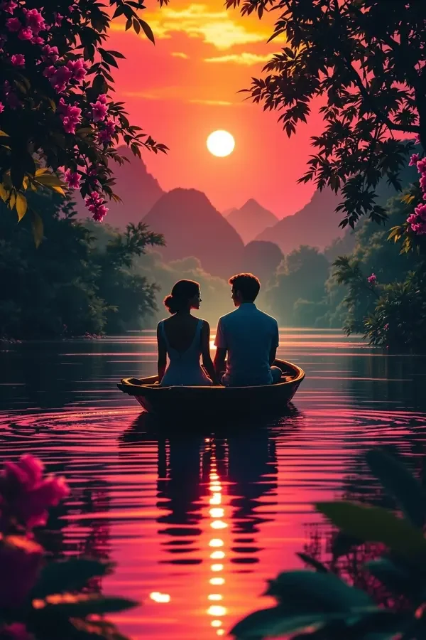 湄公河之恋 - 越南电影海报 湄公河之恋 越南电影 越南电影 南洋风情 东南亚文化